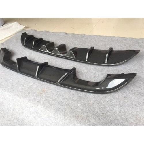 Suitable for 7.5 Golf Generation Carbon Fiber Mk7.5 Gti Rline Changed Four Middle Double Out Rear Spoiler Tail Lip