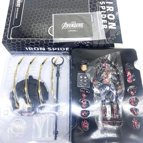 Genuine Marvel Iron Spider-Man 1:9 Action Joint Movable Model Action Figure Toy