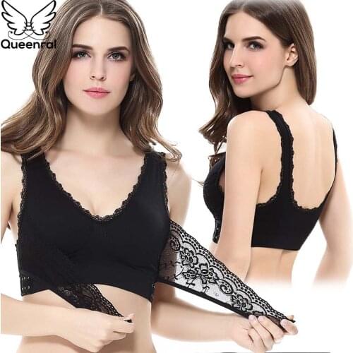 Dropship Link Lace Bra Sexy Bras For Women Wire Free Push Up Bra Brassiere Sport Femme Seamless Bra Underwear Women Bralette