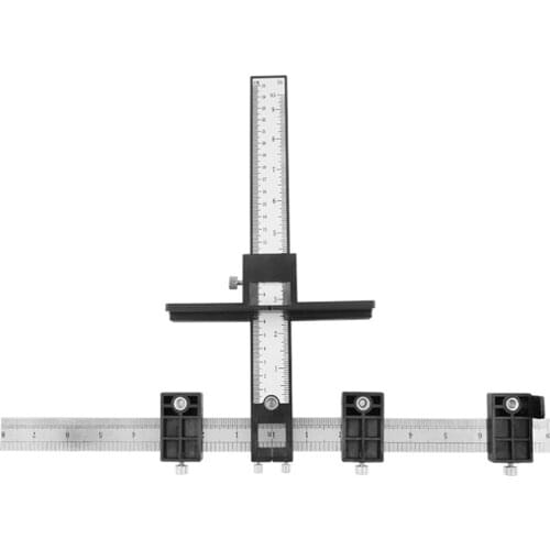 Detachable Hole Punch Jig Tool Center Drill Bit Guide Set Home Sleeve Cabinet Hardware Locator Wood Drilling Woodworking Tool