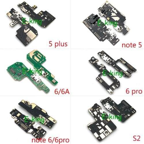 For Xiaomi Redmi Note 5 6 7 8 5A 6A 7A S2 Pro Plus USB Charging Board Dock Port Flex Cable