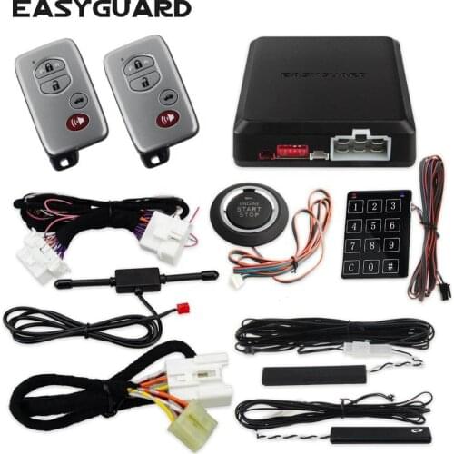 High Quality Remote Start Push Button Start Plug & Play Kit Fit for Toyota CANBUS Car Remote Control Anti-theft