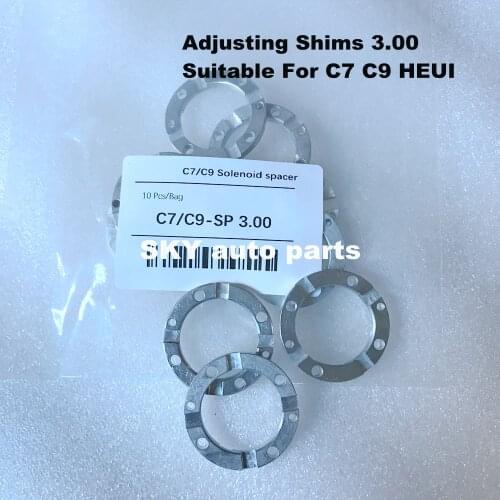 Medium Pressure Common Rail Residual Air Gap Adjusting Shims 3.00 C7 C9 parts Suitable For Caterpillar CAT C7 C9 HEUI(20PCS)