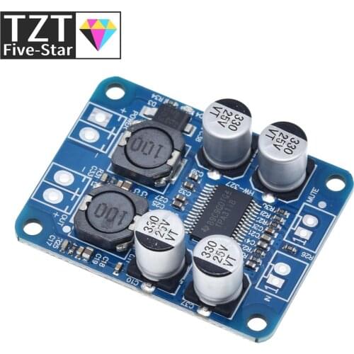 TZT DC 12V-24V TPA3118 60W Mono Digital Audio Power Amplifier Board Amp Module