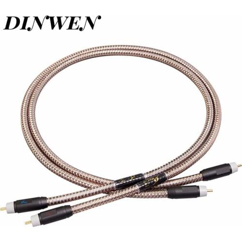MPS M-9G HiFi RCA audio cable 99.99997% OCC 24K gold Plated Plug connector for DVD CD DAC amplifier Audio cable