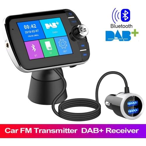 Mini Car Radio Receiver Car Europe Dab Plus Digital Broadcast FM Receiver Multiple Music Formats With 2.5 Inch Screen Automotive