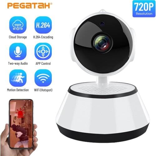 Wireless HD Smart Home Camera Night Vision Two way audio 360 Degree Panoramic camera pan-tilt Baby Monitor Security IP cam
