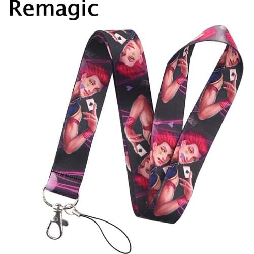 HUNTER×HUNTER Gym Mobile Phone Straps USB badge holder DIY Hang Rope Lanyard JETTING Small Fresh Leaves Neck Strap Lanyards