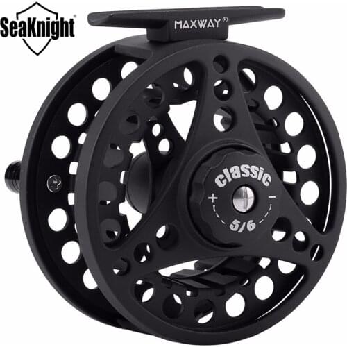 SeaKnight Fly Fishing Reel MAXWAY Classic New 3/4 5/6 7/8 Full Metal 3BB 1: 1 Aluminum Body Fishing Flare Tackle Reel