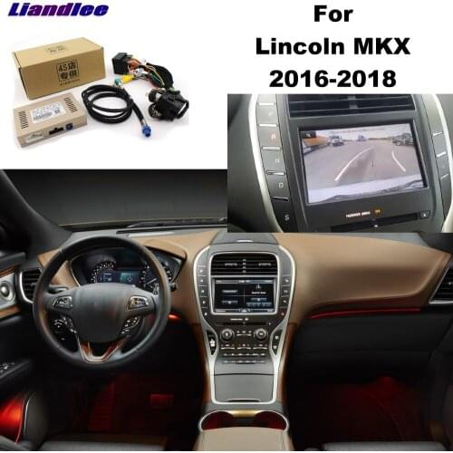 Liandlee Parking Camera Interface Reverse Back Up Park Camera Kits For Lincoln MKX 2016~2018 Original Display Upgraded