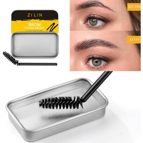 Eyebrow Soap Wax Waterproof Long-Lasting 3D Feathery Transparent Wild Brow Styling Makeup For Eyebrows Womens Cosmetics