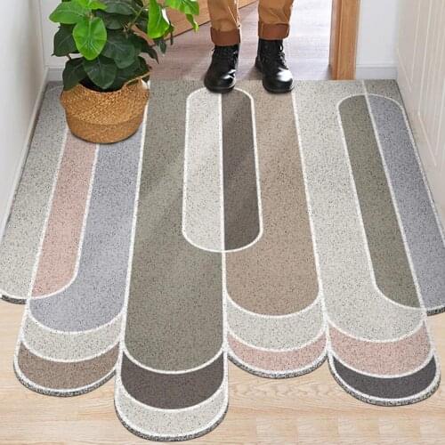 Nordic Creative Doormat Non-Slip Mat Cuttable Entrance Doormat Carpet Welcome Door Mat Kitchen Floor Mat Bath Mat Floor Decor