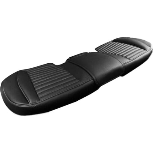 New Car Rear Seat Cover Wearproof PU Leather Cushion Protect Pad with Bottom Storage Bag