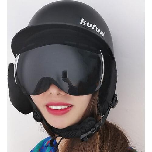 New Men Women Ski Helmet Anti-impact Skiing Helmet For Adult Snow Helmet Safety Snowmobile Snowboard Helmet Head Protective