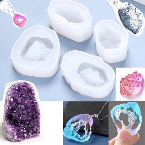 New Silicone Mould Dried Flower Resin Decorative DIY Crystal icicle cutting shpe Type epoxy resin molds for jewelry