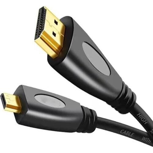 Oppselve HDMI To Micro Cable 1080p 3D High Speed Adapter Gold Plated Plug For Camera Monitor Projector Notebook TV 1m 1.5m 2m 5m