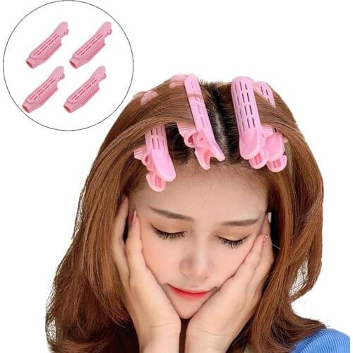 1/4Pcs Magic Hair Care Rollers Hair Roots Natural Fluffy Hair Clip Sleeping No Heat Plastic Hair Curler Twist Styling DIY Tool
