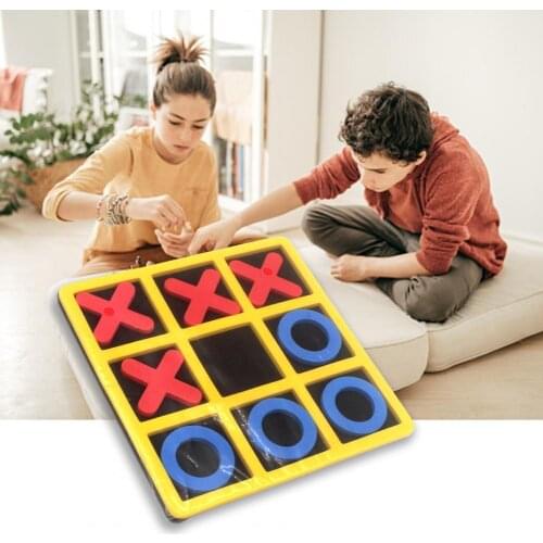 1Set Tic-Tac-Toe Competitive Skill Parents-children Connection EVA Kids Tic-Tac-Toe Game for Family Gatherings