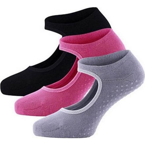 1Pair Sports Socks Good Flexibility Breathable Cotton Yoga Socks for Balle Dance Fitness Sportswear Accessories size for 34-39