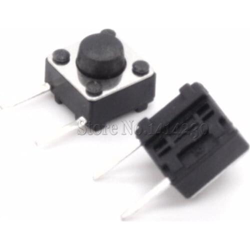 20Pcs 6*6*5mm SMD Tact light touch switch 2 pin side button Micro button 6*6*5H