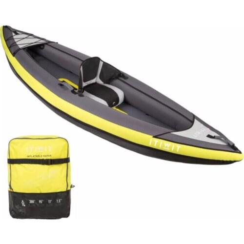 2020 INFLATABLE CRUISING KAYAK 1 PLACE YELLOW CANOE Sweat Fest Rafting For Professional Athletes Turkey Shıppıng
