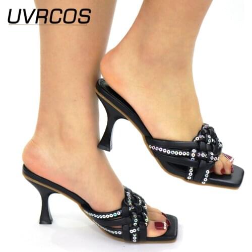 2021 New Design African Women Wedding Shoes Womens Platform Heels Women Shoes High Heel Wedding Shoes Bride Slippers Toe Pumps