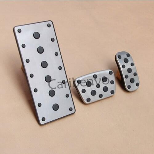 3Pcs/Set Non-Slip Car Gas Brake Foot Rest Pedal For 2010-2020 Toyota Land Cruiser Prado (LC150) AT Accelerator Accessories