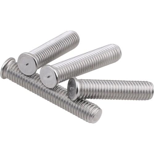 304 stainless steel welding screw spot welding screw welding stud spot welding stud screw m6 m8 20PCS