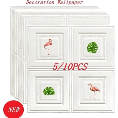 3d Stereo Wall Stickers Self-adhesive Bedroom Living Room TV Background Wall Decoration Nordic Ins Style