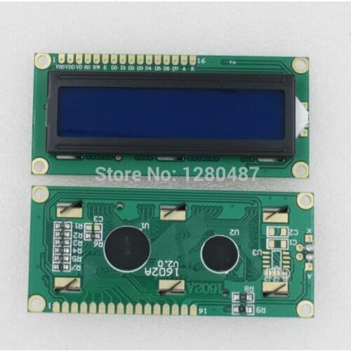 5PCS/LOT 1602 LCD (Blue Screen) LCD with backlight of the LCD screen 51 learning board supporting 16x2 LCD