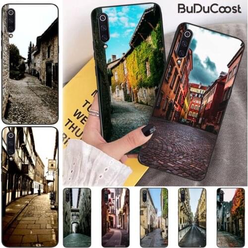 European town scenery Soft Phone Case Capa For Xiaomi Mi 9 9T CC9 CC9E 8 SE Pro A2 Lite 6X 5 A3 A1 Max Mix 2 3