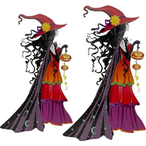 Halloween Witch Doll Decoration Kids Party Props Indoor Outdoor Decor Ornaments Gift Home Courtyard Garden Collectibles