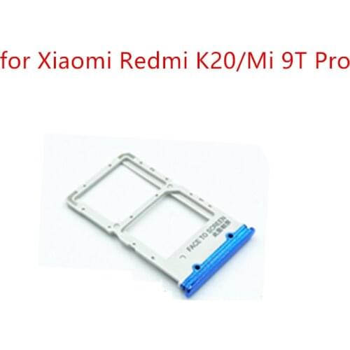 For Xiaomi Redmi K20/ Mi 9T Pro Card Tray Holder SIM Card SD Card Slot Holder Adapter for Redmi K20/Mi 9T Pro Repair Spare Parts