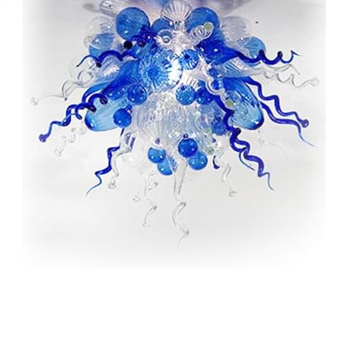 Cheap Small Glass Chandelier Lightings Modern Art Deco Hanging LED Blown Murano Glass Chandeliers