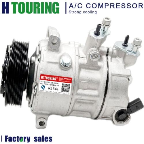 For Audi A3 8P 3.2L V6 /VW Beetle 1.8T TSI /Jetta Mk5 2.0T/VW Passat NMS TDI,VW R32 Mk5/Tiguan 2.0T Mk1 PEX16 A/C AC Compressor