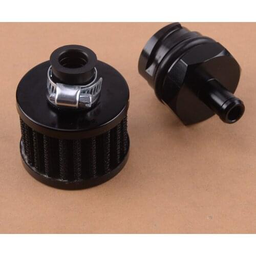 DWCX Billet Engine Valve Cover Oil Cap Bonnet Connector w/ Breather Air Filter Fit For LSX LS1 LS6 LS2 LS3 LS7