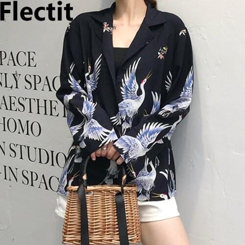 Женские рубашки с принтом Flectit China At AliExpress