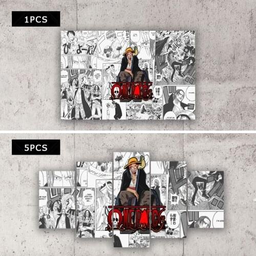One Piece Shanks Canvas Poster Wallpaper Decorative Wall Picture Gift Idea Office and Home Decoration Clear Image Comics Paintin