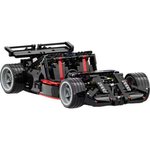 Vector V6 Supercar technology creator moc building block racing kids toy gift black car 1205 pcs