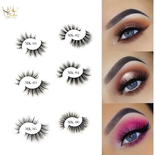 Crown lashes 100% hand made 3d mink eyelashes lashes vendor