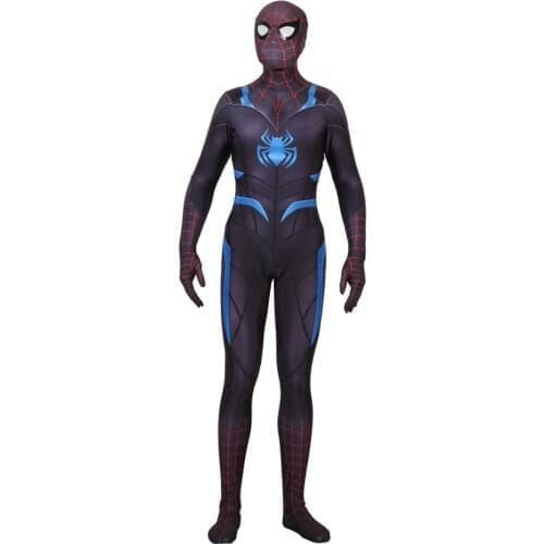 PS4 Secret suit Costume Cosplay Spandx 3D Print PS4 Superhero Cosplay Halloween Costume Zentai Bodysuit Swimming suit for Adult