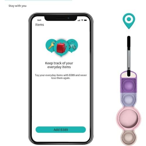 New 2021 Fidget Stress Toy For Apple AirTag Case Bubble Protective Sleeve Anti-stress Cover Keychain Mobile Phone Straps#p3