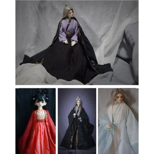 OB11 Blyth 1/8 1/6 1/4 1/3 Scale BJD Doll Clothes Ancient Costume Hanfu Dress Outfit For BJD/SD YOSD MSD SD13 Accessories C0279