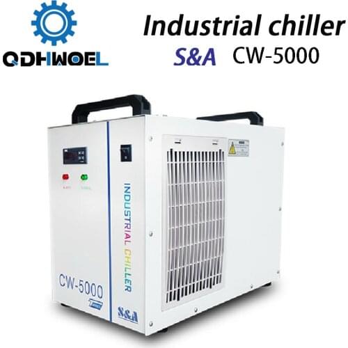 S&A CW5000 Industry Air Water Chiller for CO2 Laser Engraving Cutting Machine Cooling 80W 100W Laser Tube
