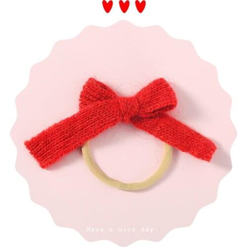 Wool Blends Nylon Headband For Children Elastic Hair bands Hair Clips For Girls Toddler Baby Girl Hair Accessories Knitted New