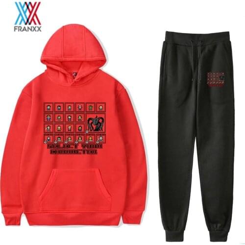 FRANXX Sweatshirt Stranger Things Hoodie Cosplay Nancy Eleven Stranger Things Sweatshirt Pants Suit Costume Sportswear Women Men