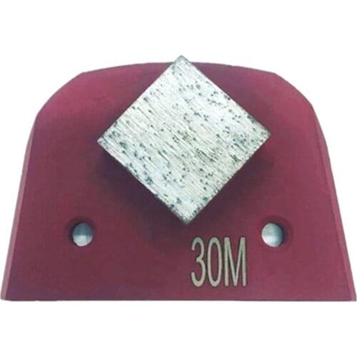 GT07 Keller Diamond Tools Lavina Concrete Grinding Disc Single Square Segment Grinding Shoes for Concrete Floor Renovation 12PCS