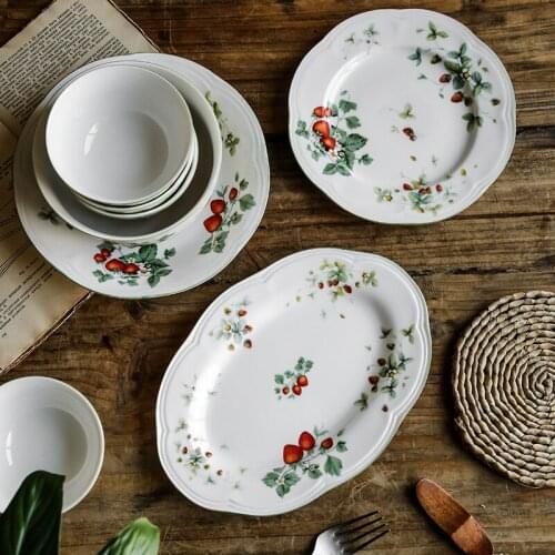 Наборы тарелок AODMUKI China At AliExpress