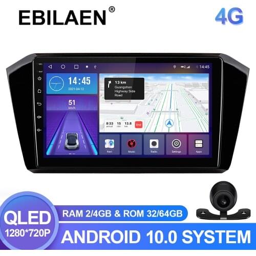 Car Radio Multimedia Player For VW Volkswagen Passat B8 2015- Android 10.0 Autoradio GPS Navigation DVR Camera WIFI IPS Screen