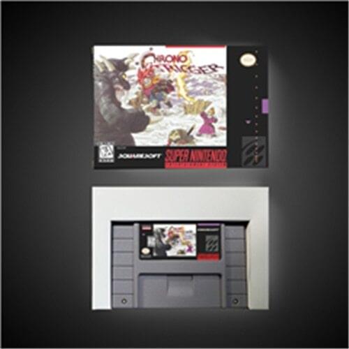 Chrono Trigger - RPG Game Card Battery Save US Version Retail Box